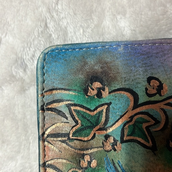 Biacci Hand Painted Leather Wallet - Picture 11 of 13